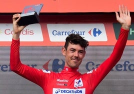 Ben O'Connor, ganador de la sexta etapa de la Vuelta a España.