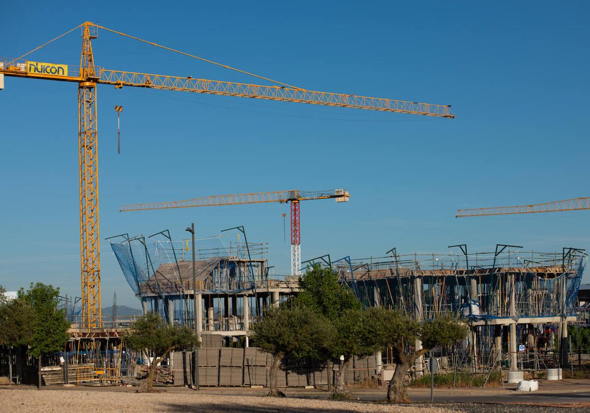 Construcción de viviendas.