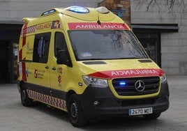 Ambulancia del Servicio de Salud de Castilla y León