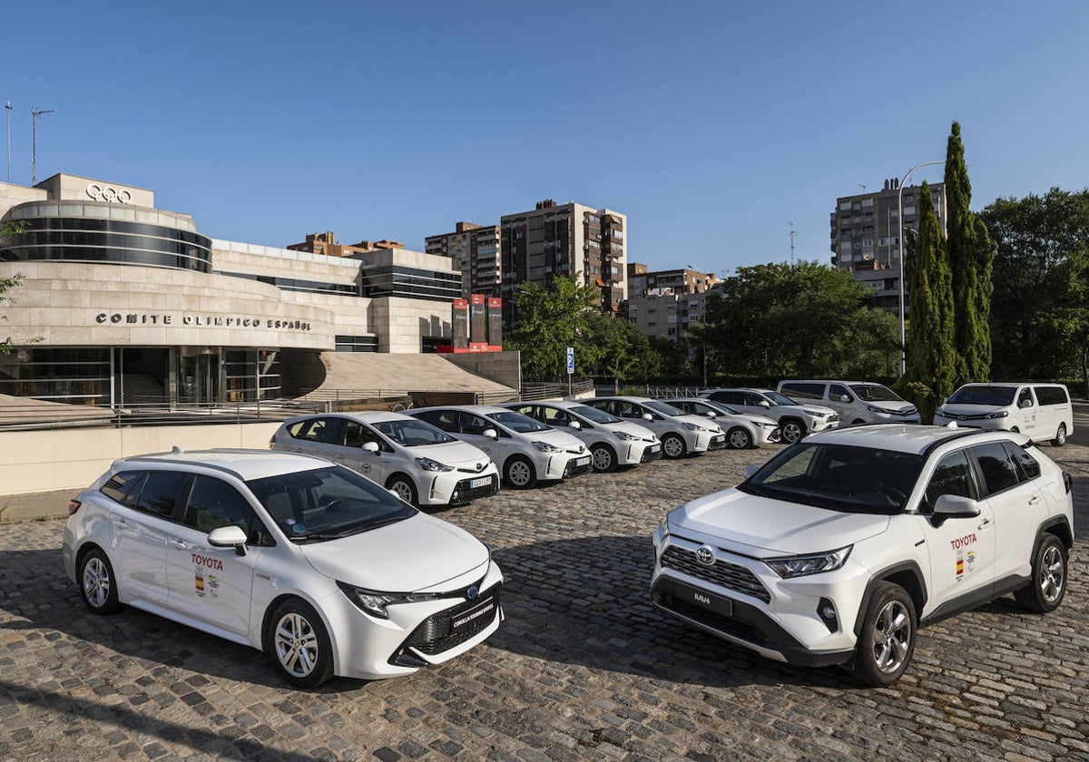 Flota de Toyota para dar apoyo en los Juegos Paralímpicos de París 2024