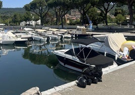 Embarcadero del lago de Bolsena.