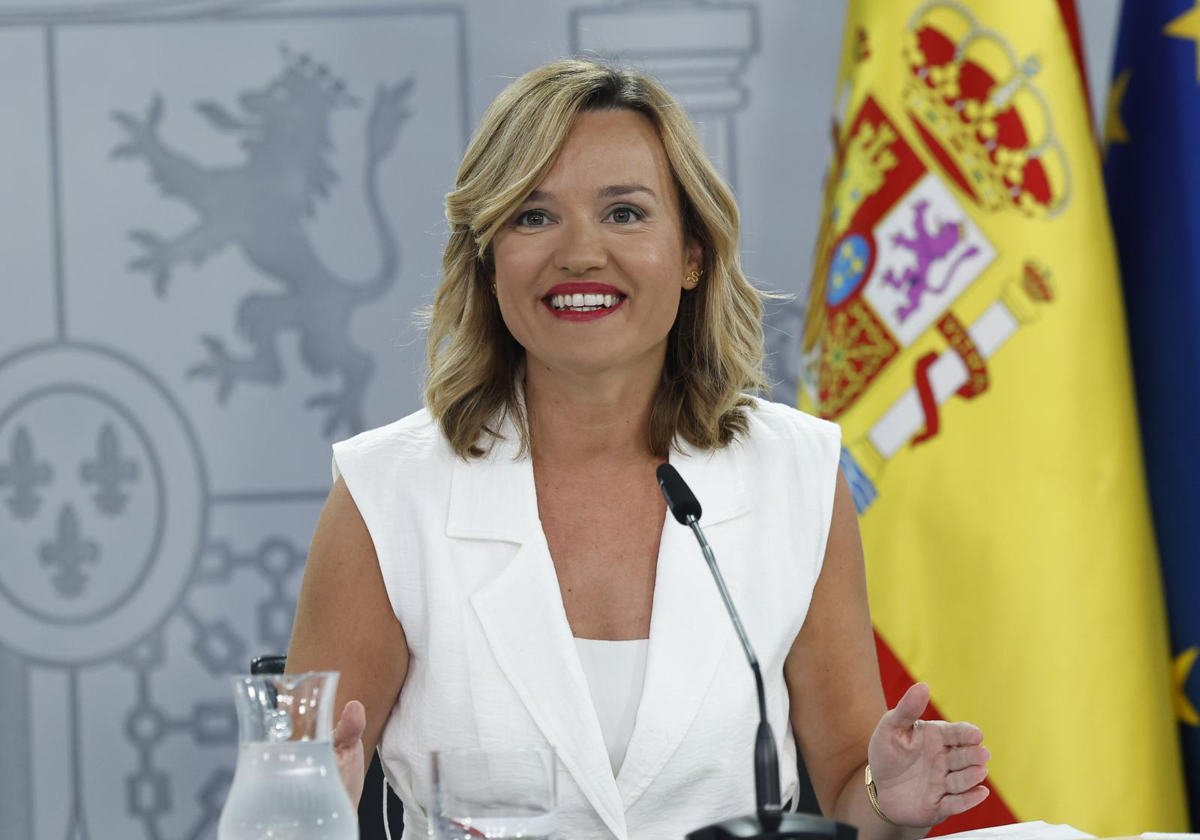 La portavoz y ministra de Educación, Formación Profesional y Deportes, Pilar Alegría