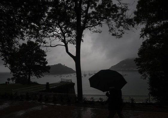 Cielos nubosos en San Sebastián.