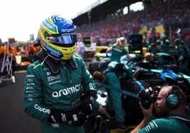 Fernando Alonso en Monza.