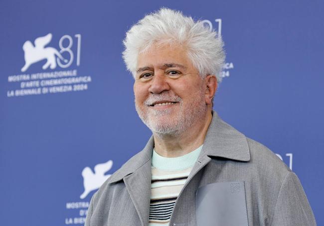 Pedro Almodóvar en el Festival de Venecia.