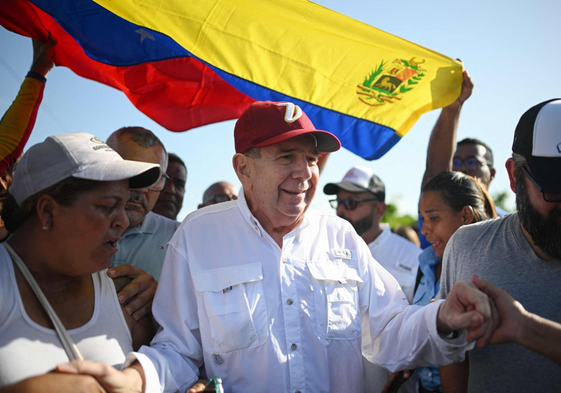 El líder de la oposición venezolana, Edmundo González