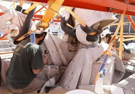 Restauración de la Puerta de Alcalá.