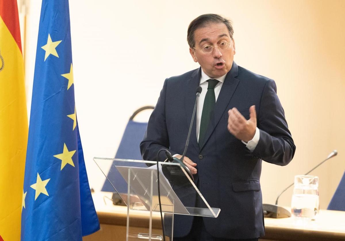 El ministro de Asuntos Exteriores, José Manuel Albares.