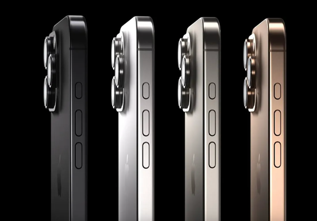 Colores del iPhone 16 Pro.