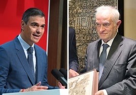 Pedro Sánchez y Juan Carlos Peinado