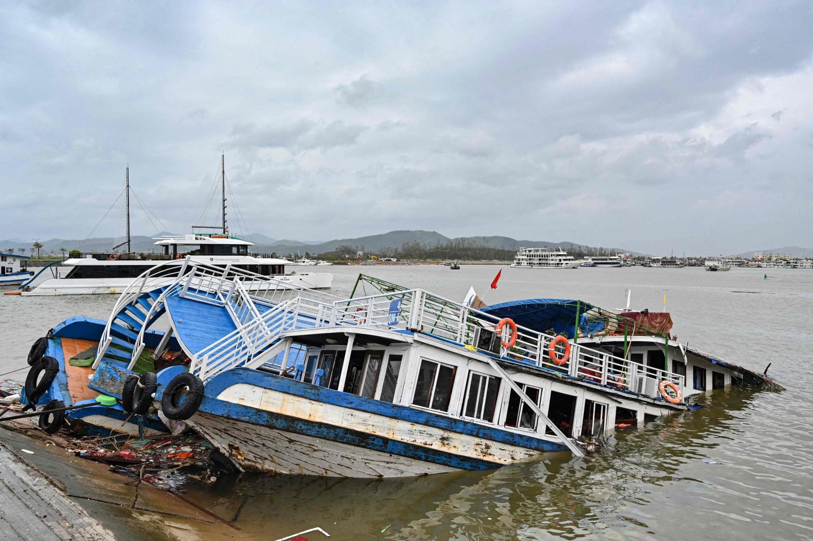 El devastador paso del tifón &#039;Yagi&#039; por Vietnam, Tailandia y Myanmar