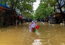 El devastador paso del tifón 'Yagi' por Vietnam, Tailandia y Myanmar