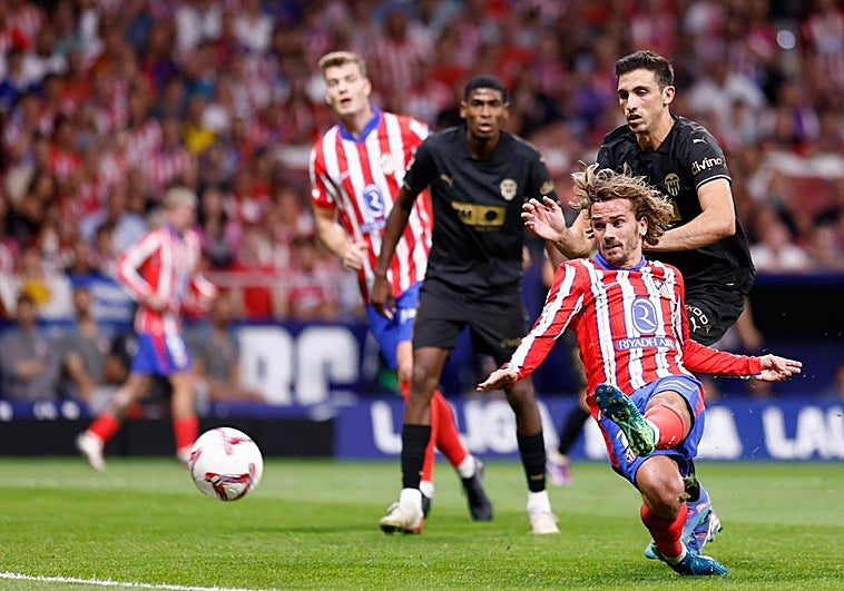 Los goles del triunfo colchonero ante el Valencia