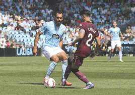 El Celta gana de nuevo, esta vez contra el Valladolid, que terminó con uno menos