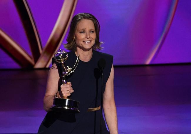 Jodie Foster, con su primer Emmy.