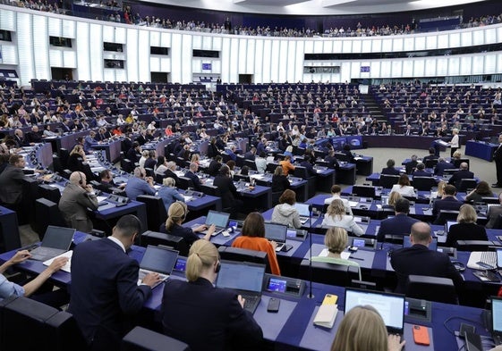 El Parlamento Europeo reunido en pleno esta semana.