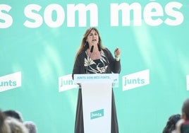 La presidenta de Junts, Laura Borràs.