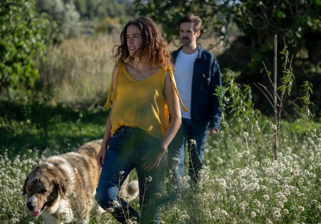 Patricia López Arnaiz y Julián López en 'Los destellos'.