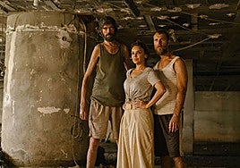 Javier Botet, Chenoa y José Manuel Poga, en 'En fin'.