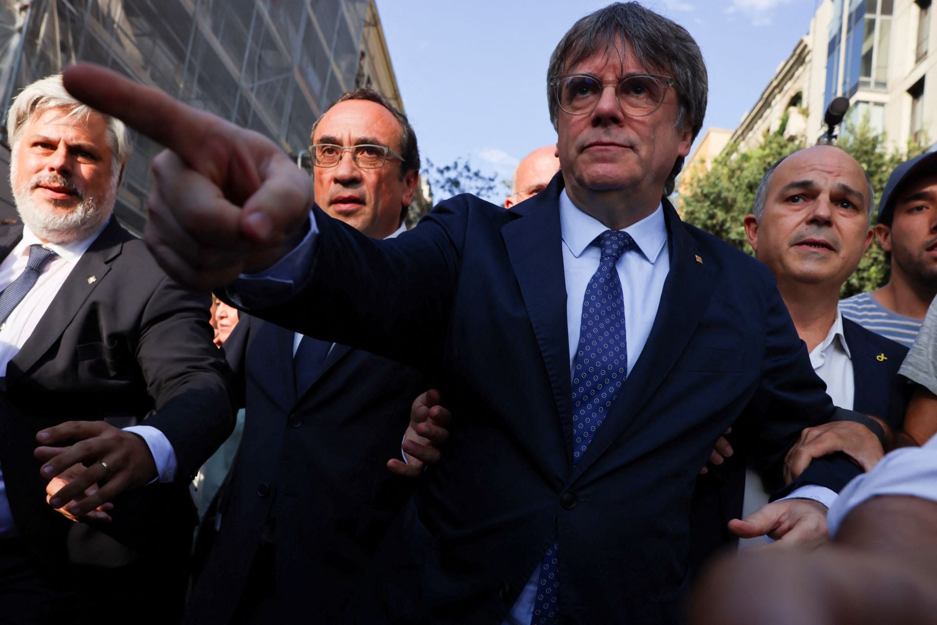 El expresidente catalán, Carles Puigdemont