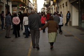 Pareja de jubilados.