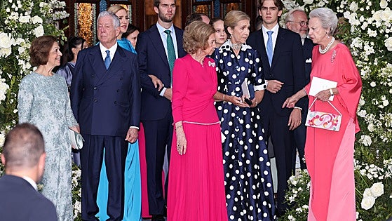 La princesa Teodora reúne en su boda en Atenas a su gran familia griega