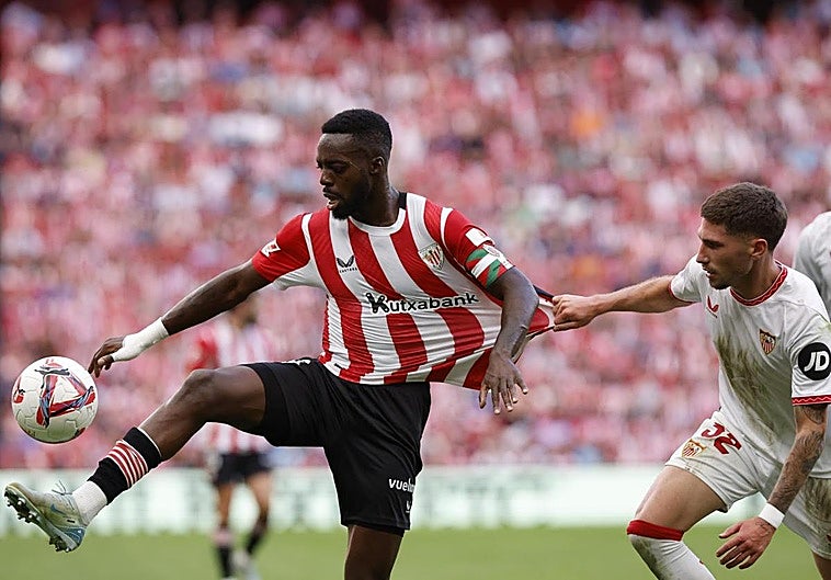 El Sevilla iguala en el 93', ante un Athletic que terminó con uno menos