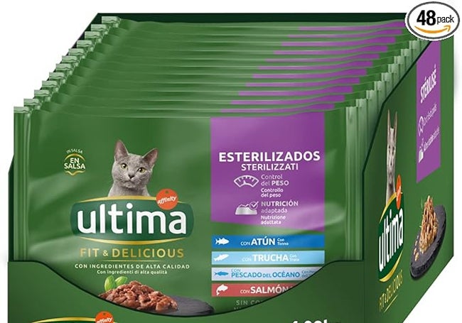 Comida para gatos esterilizados con grandes fuentes de energía