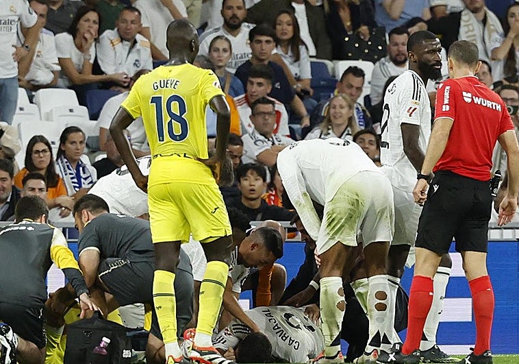 El Real Madrid mata la crisis a cañonazos, pero llora por Carvajal