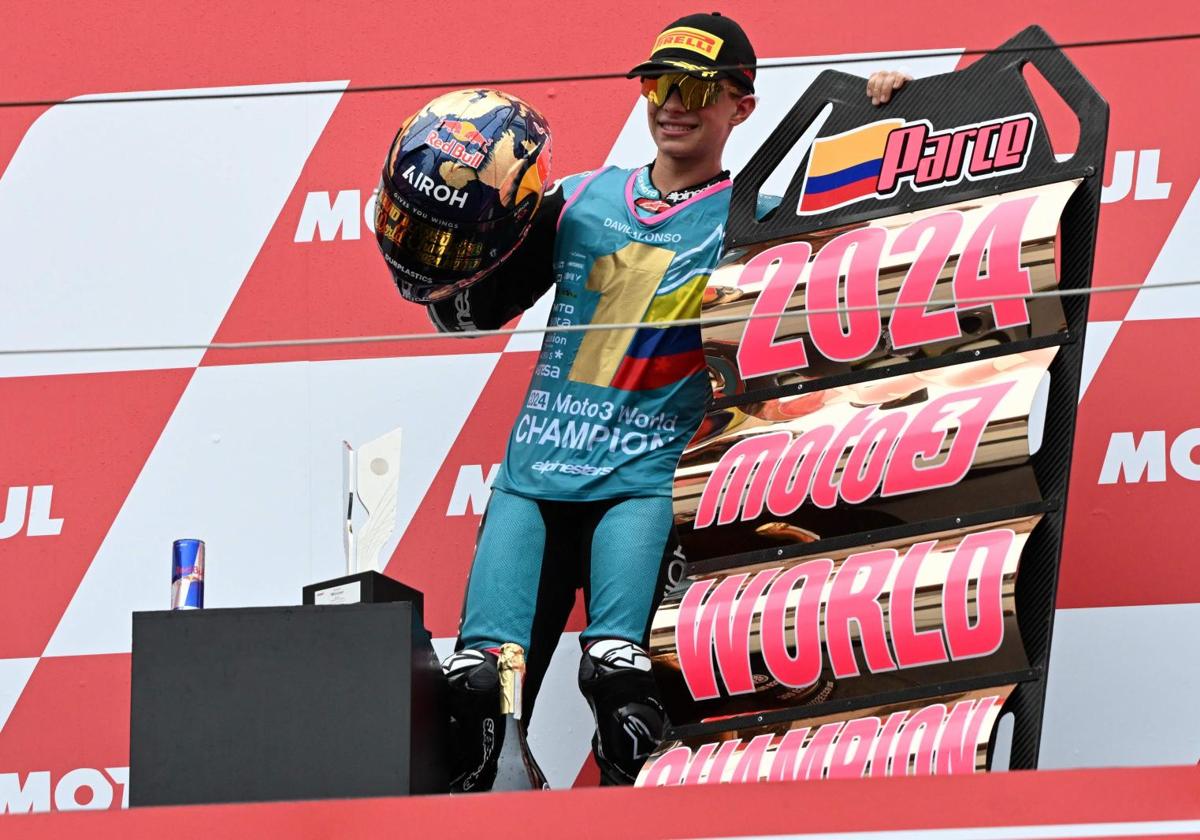 David Alonso se proclama campeón de Moto3 en Japón