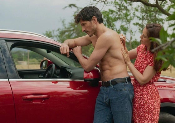 Andrés Velencoso y Celia Freijeiro.