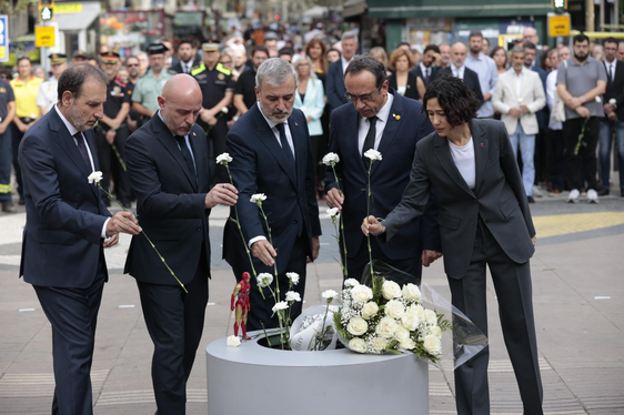 Homenaje a las víctimas del atentado terrorista del 17 de agosto de 2017