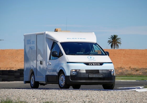 Iveco eMoovy en el circuito de Aspar.