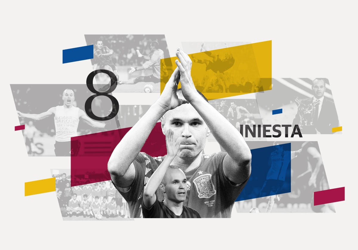 Los ocho momentos icónicos de la carrera de Iniesta