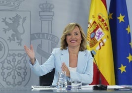 La ministra portavoz, Pilar Alegría.