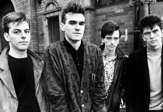 The Smiths, con Morrissey y Johnny Marr al centro.