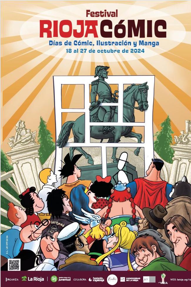 Cartel de Rioja Cómic.