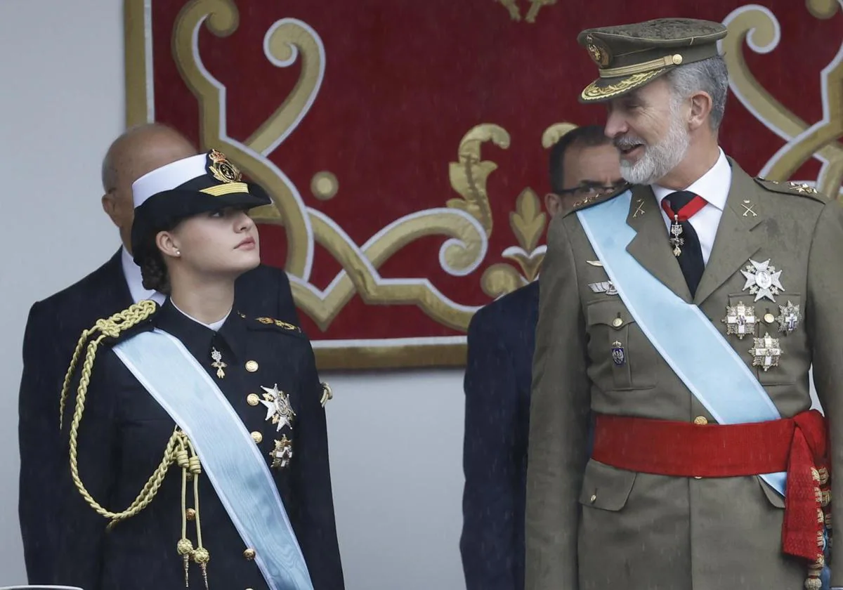 El desfile del Día de la Fiesta Nacional, en imágenes