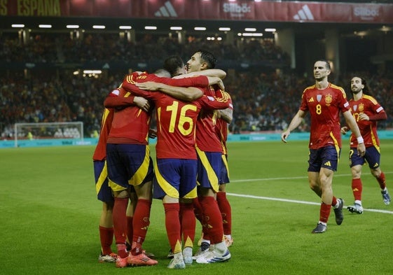 Así hemos narrado la goleada de España ante Serbia