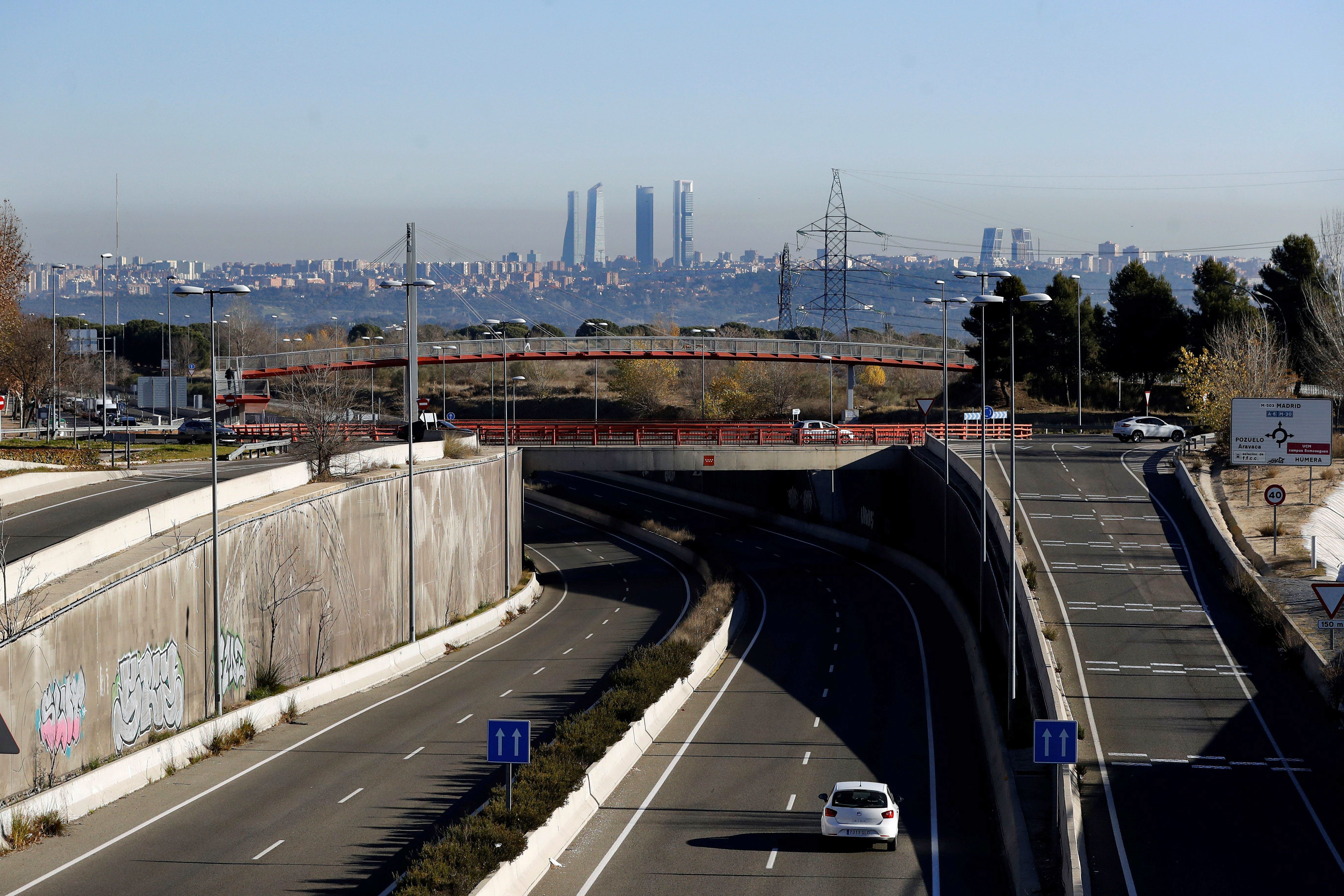 Contaminación en Madrid en una imagen de archivo.