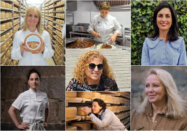 Natasha Soares, Mary Fernández, Ana Labad, Mari Cruz Fernández y Tatiana Álvarez