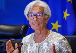 La presidenta del Banco Central Europeo, Christine Lagarde.