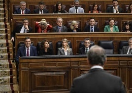 Imagen de la sesión de Control al Gobierno el pasado lunes en el Congreso de los Diputados.