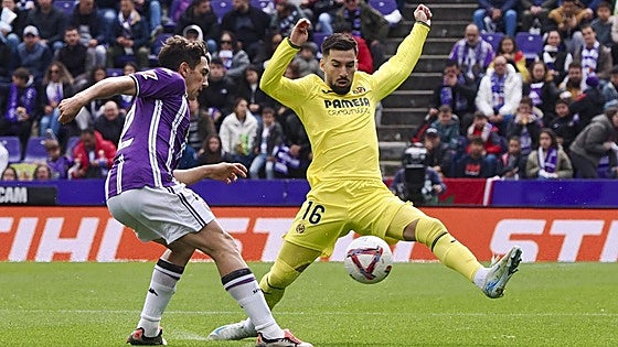El Villarreal no falla en Pucela y se afianza en puestos de Champions