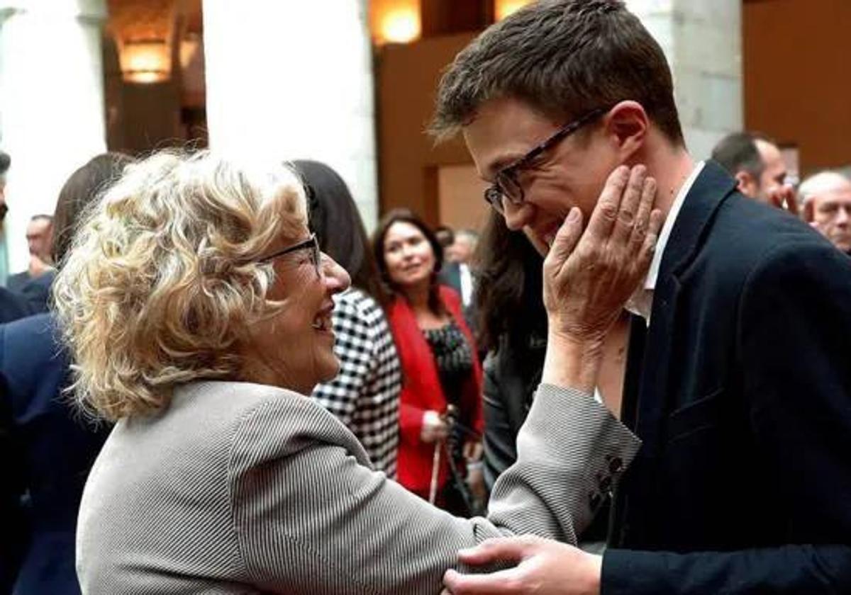 Manuela Carmena e Íñigo Errejón, en una imagen de archivo