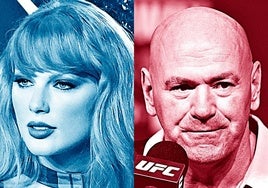 Taylor Swift, otra señora con gato, contra Dana White, experto en tíos duros