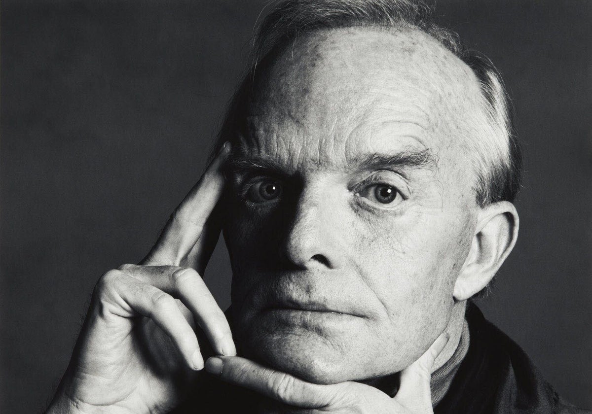 Retrato del periodista y novelista Truman Capote, realizado por Irving Penn.