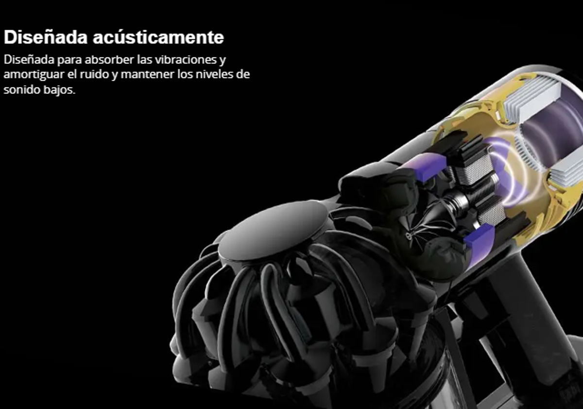 Imagen principal - Aspiradora de escoba recargable Dyson V8