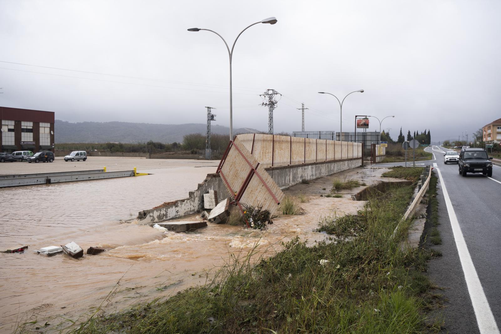 Estragos causados por la DANA en Llombai, Valencia, Comunidad Valenciana (España).