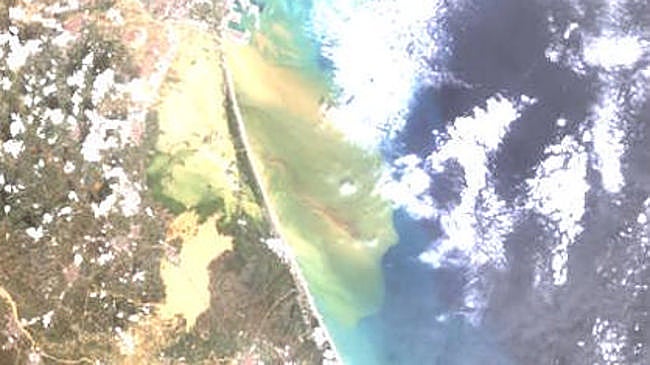 Imagen después - Vista desde el espacio de la Comunidad Valenciana.